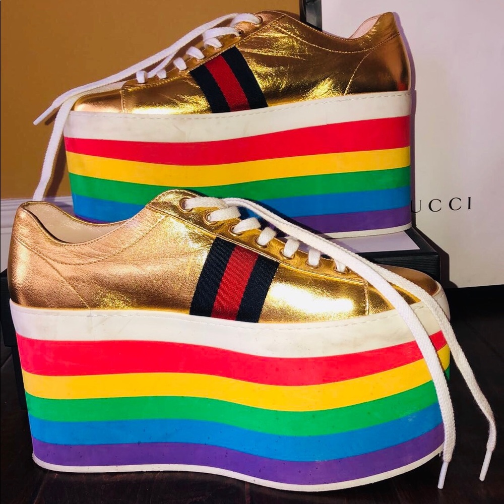 GUCCI SHOE- Peggy platform